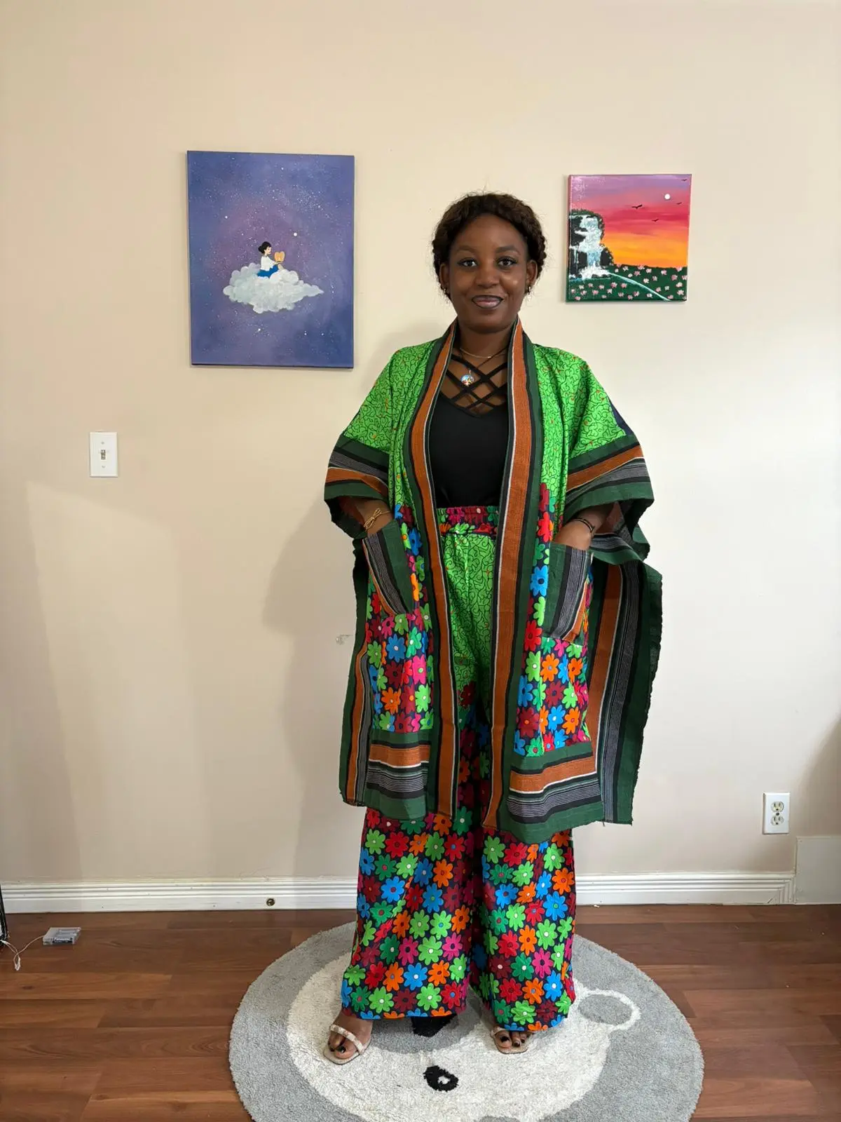 Kimono 2 Piece Set - Green